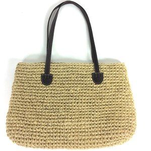 Old Navy Jute Tote Shoulder Bag